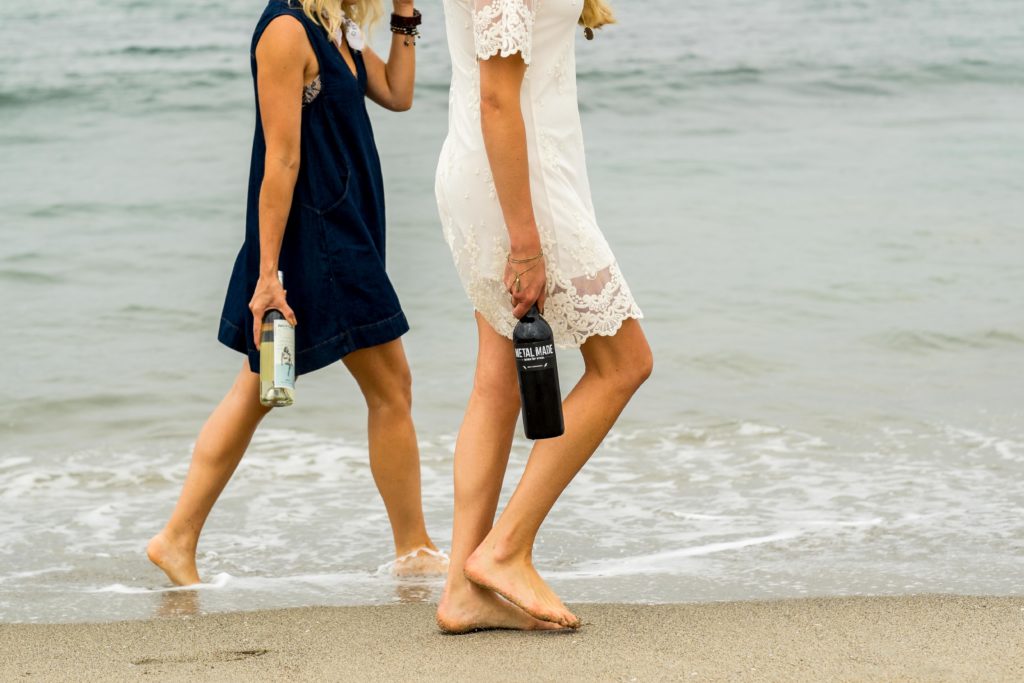 Wine at the beach 