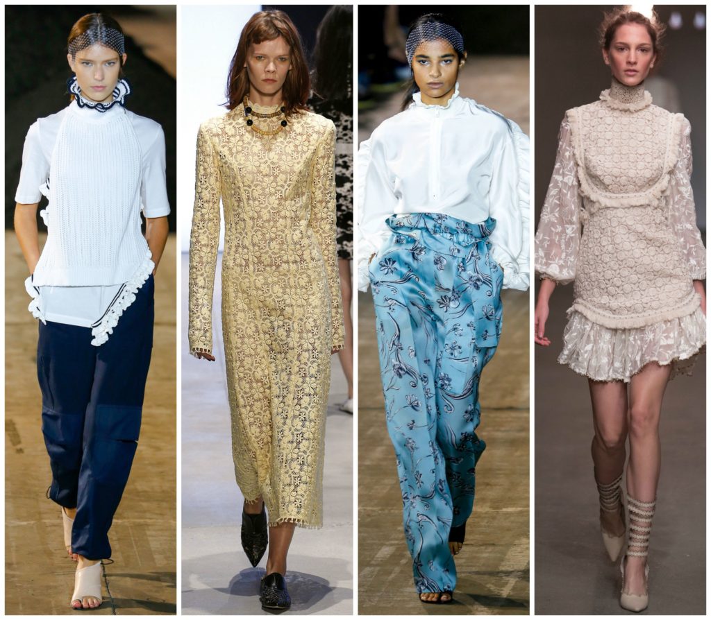 ruffled collars  trends at NYFW SS16