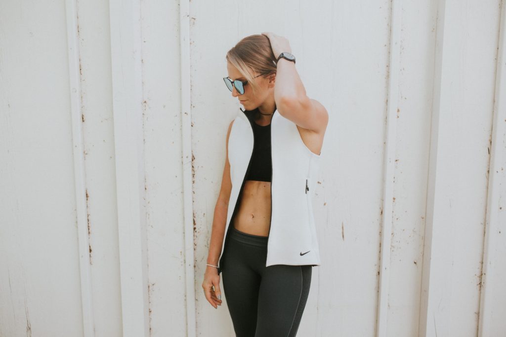 Nike White Vest