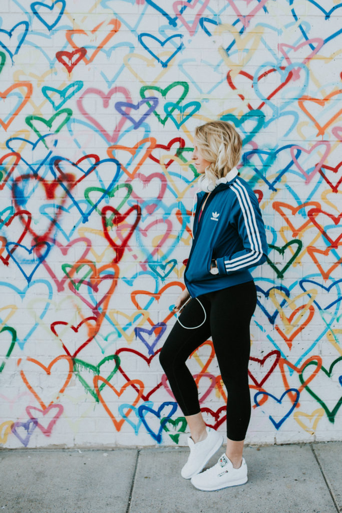 Adidas blue jacket