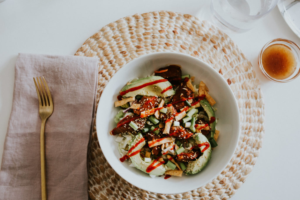 Honey Siracha Asian Salad