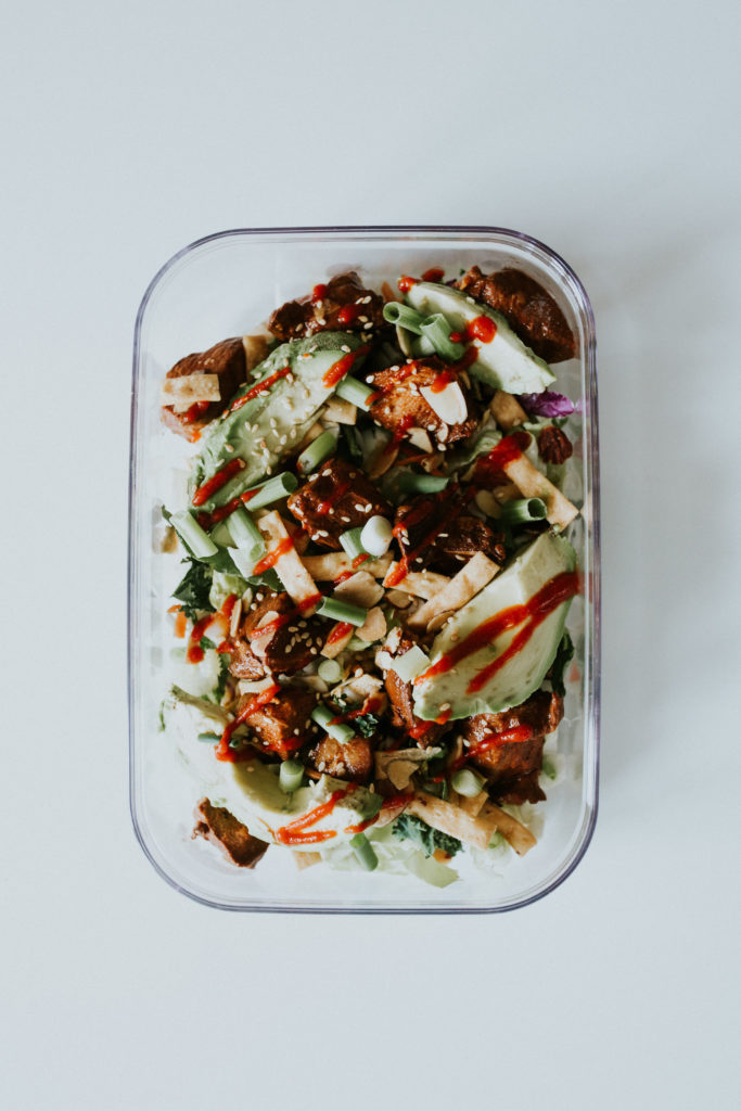 Honey Siracha Asian Salad