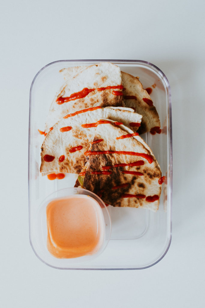 Honey Siracha Chicken Quesadilla 