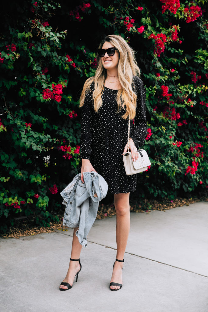 polka dot dress