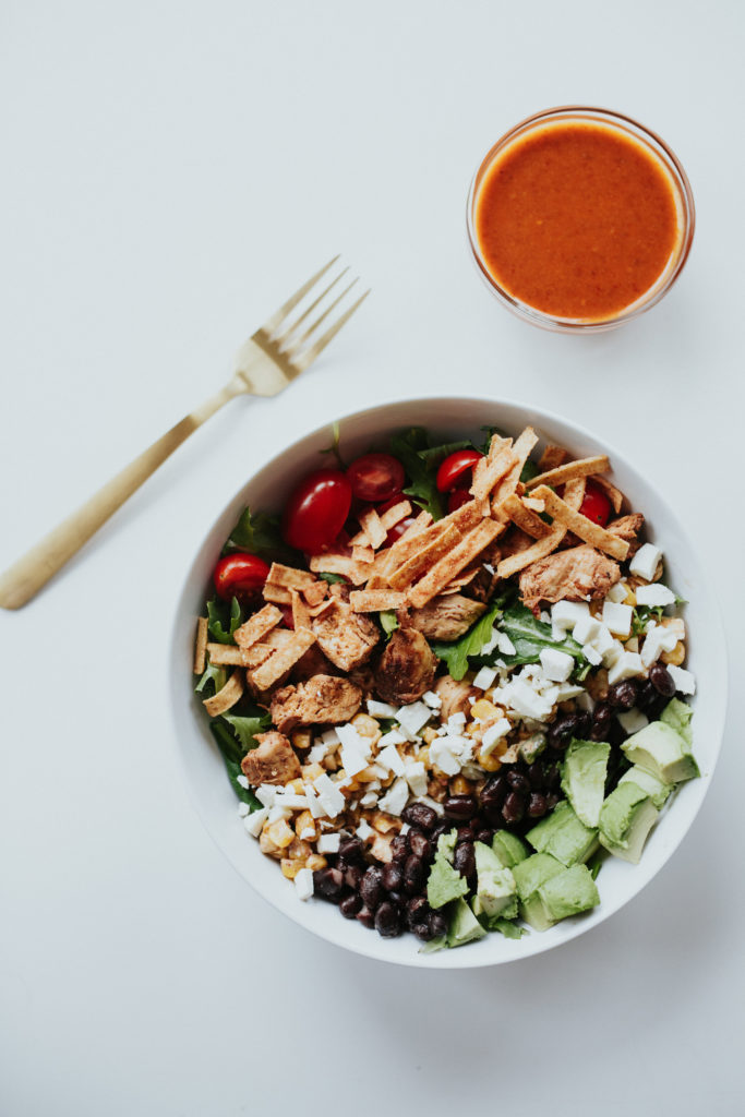 Chipotle Chicken Salad Hack