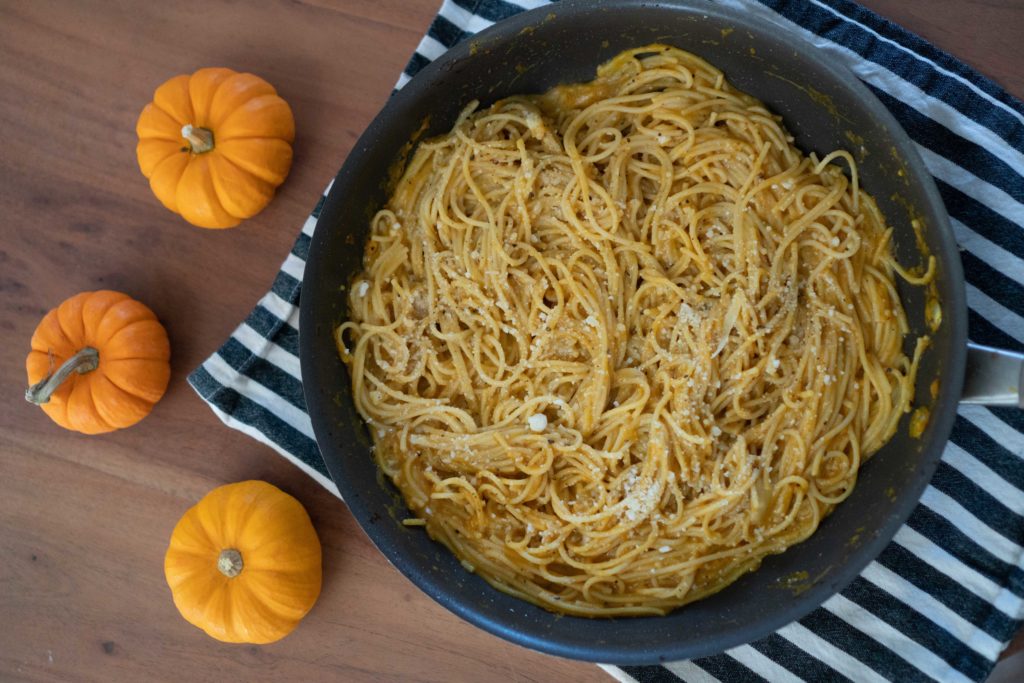 Fall Pumpkin Cacio e Pepe (Gluten Free)